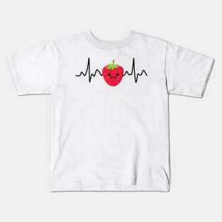 Strawberry Pulse Kids T-Shirt